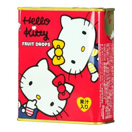 Фруктовые леденцы в банке Hello Kitty SAKUMA  75гр