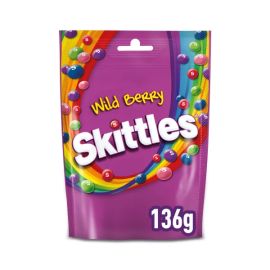 Жевательное драже со вкусом лесных ягод Skittles Wild Berry 136 гр