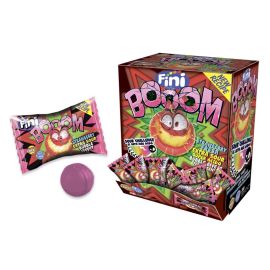 Кислая леденцовая карамель со вкусом клубники Fini Boom 5 гр