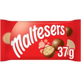 Шоколадное драже Maltesers с хрустящим центром 37 гр