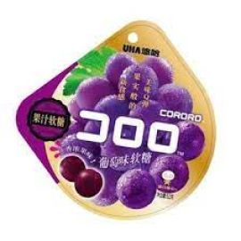 Мармелад жевательный со вкусом винограда UHA, 48 гр