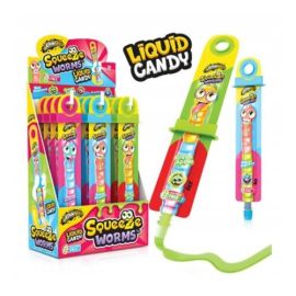Жидкая конфета - гель Червяки Squeeze Worms Johne Bee 22 гр