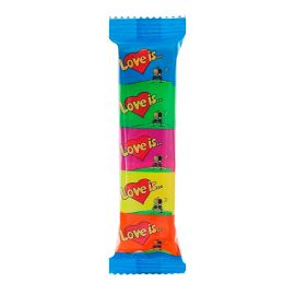 Жевательная резинка 5 вкусов жвачки LOVE IS Мини Микс Лав из 21 гр