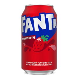 Газированный напиток со вкусом клубники Fanta Strawberry 355 мл