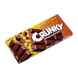 Шоколад с хрустящими рисовыми хлопьями Lotte Crunky / Кранки 45 гр
