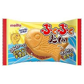 Японское вафельное печенье со молочного шоколада Тайяки 