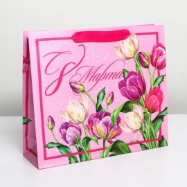 Пакет ламинированный  «Праздник», M 30 × 26 × 9 см