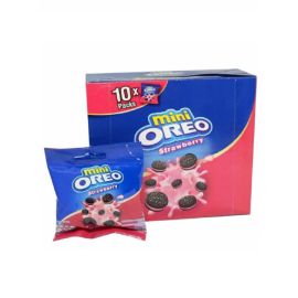 Хрустящее печенье с клубничным кремом Oreo Mini из Индонезии 20,4 гр