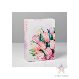 Коробка складная «С 8 марта», 16 × 23 × 7.5 см