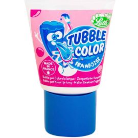 Жевательная резинка со вкусом синей малины в тюбике Tubble Gum Color (красит язык) 35 гр
