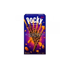 Шоколадные палочки с хрустящим миндалем  Pocky Покки Glico 66 гр