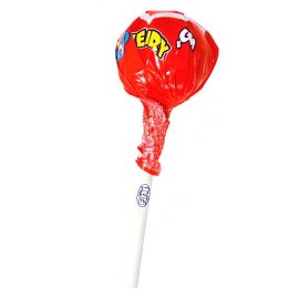 Леденцовая карамель на палочке со вкусом вишни с жевачкой Fini Cherry Gum 16 гр