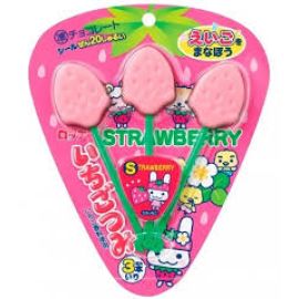 Шоколад клубничный на палочке Ichigo Tsumi Lotte 11 гр