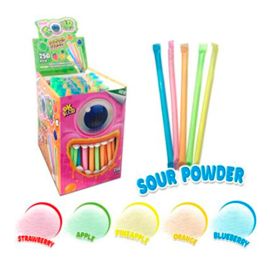 Фруктовый кислый порошок Mini Sour Powder tube шипучка в трубочке 2 гр