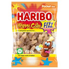 Кислый жевательный мармелад со вкусом колы Haribo Happy Cola Sauer 175 гр