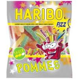 Кислый жевательный мармелад Haribo Saure Pommes - картошка фри 100 гр