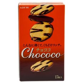 Печенье Чококо бисквит в шоколаде 17шт , Lotte, 99гр.,