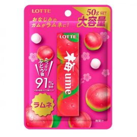 Драже Plum Ramune со вкусом сливы, Lotte, м/у 50г
