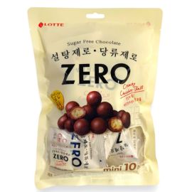 Шоколадное драже без сахара ZERO Crunchy Chocolate Ball (Лотте ЮКорея), 140г,