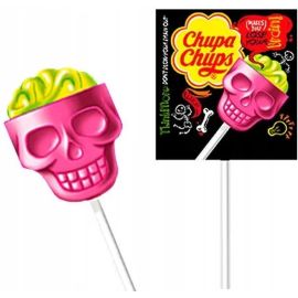 Chupa Chups Skull Display (Леденец на палочке Чупа-чупс Череп) 15гр