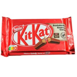 Шоколадный батончик Kit Kat 4 finger кит кат 4 палочки 41.5 гр