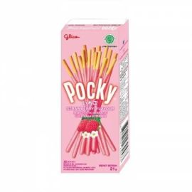 Хрустящие палочки Pocky mini со вкусом клубники. Из Таиланда 21 гр